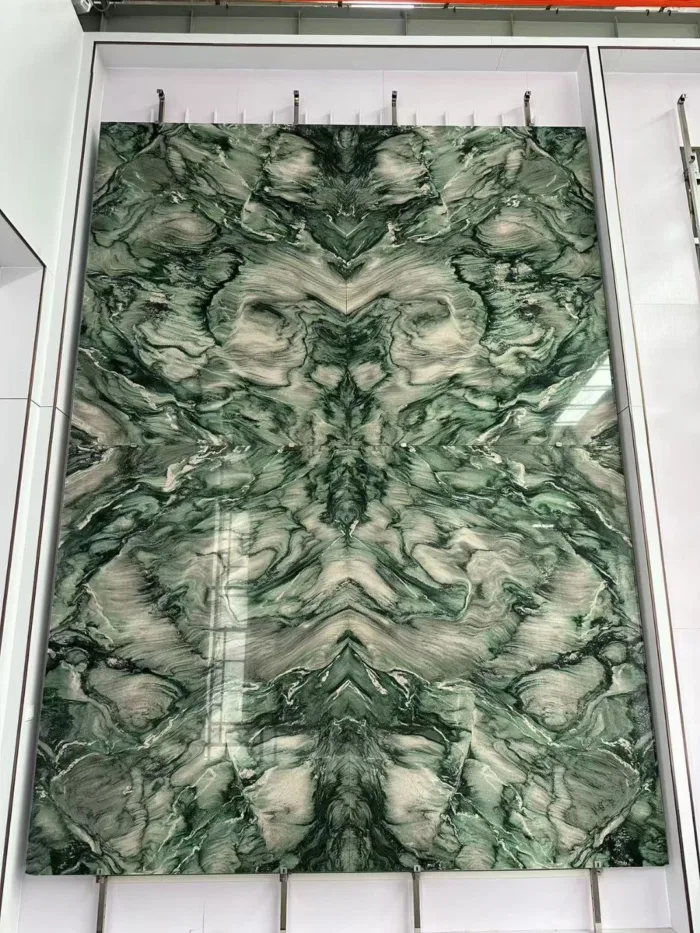 Verde Lapponia Granite Wall Application-1