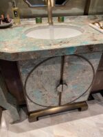 Amazzonite Quartzite Bathroom Vanity Top