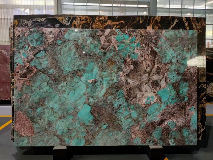 Amazzonite Quartzite Slab-2