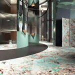 Amazzonite Quartzite Floor Application