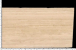 Roma Travertine slab showing fine beige horizontal layers
