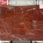Rouge du Roi marble slab with deep red-brown tones and fine pale veins