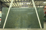 Verde Fantastico marble slab with a softly mottled forest-green surface